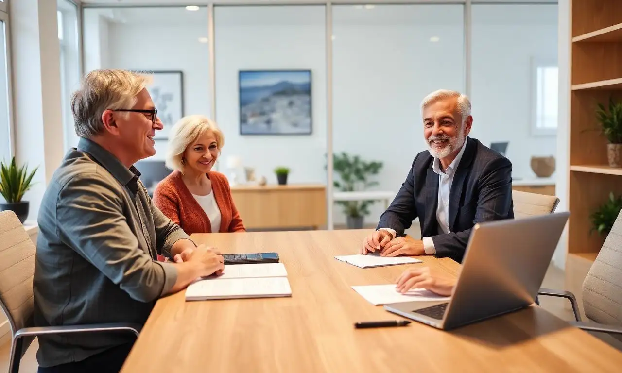 Reverse mortgage counseling cost 2026 — HUD counseling fee and what's covered Senior on phone with HUD-approved reverse mortgage counselor reviewing HECM session materials
